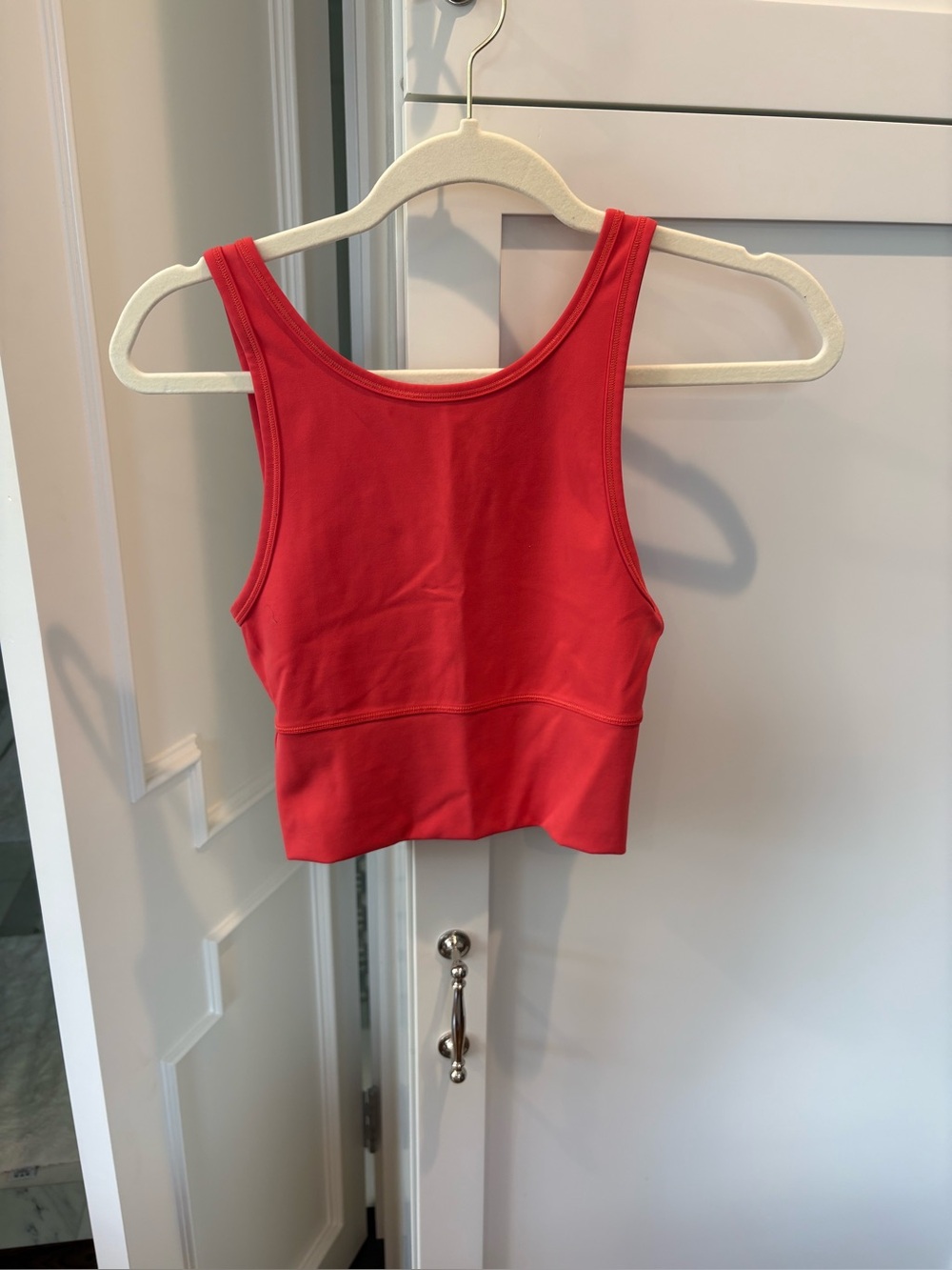 Lululemon Red Women's Cropped Tank Top